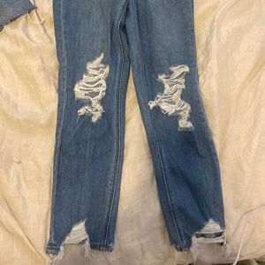 American eagle ankle jeans high waisted - size 4